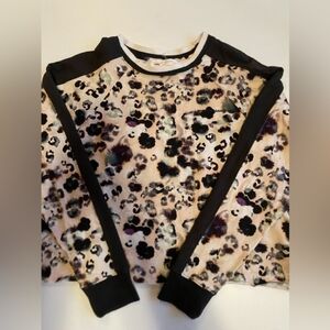 Spiritual Gangster Leopard Print Sweatshirt